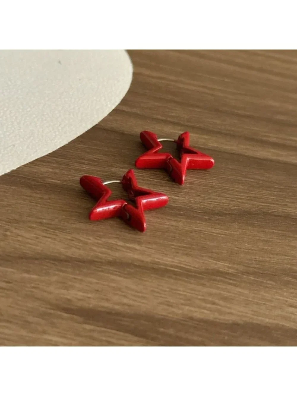 Red StarEarrings Q769